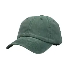 GENERICO - Gorra Casual Vintage Verde Unisex con Ajuste Regulable