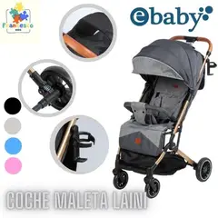 EBABY - COCHE MALETA LAINI - GRIS