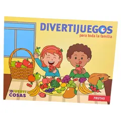 EDICIONES COQUITO - LIBRO INFANTIL de Actividades Divertijuegos frutas y verduras