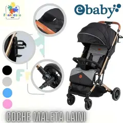 EBABY - COCHE MALETA LAINI - NEGRO