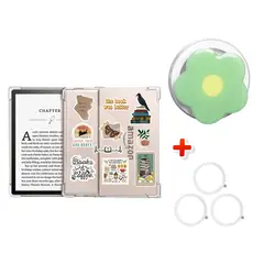 NEW BRAND - Combo Funda + Magsafe Popsocket Para Kindle Oasis 7 PuLG - Verde