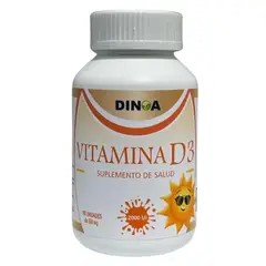 DINOA - Vitamina D3 Cápsula x 100 - Salud Ósea