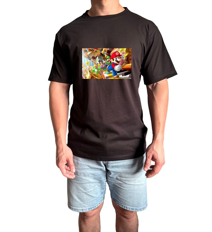 Polo básico Hombre Mbros orquesta - Negro