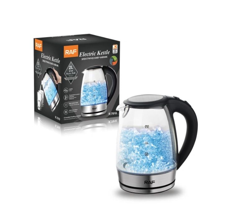 HERVIDOR ELÉCTRICO DE VIDRIO BOROSILICATO 2L R7205