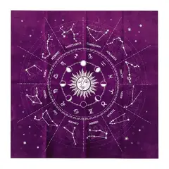 GENERICO - Mantel De Tarot Carta Astral morado