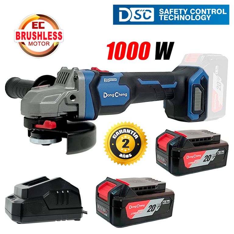 Amoladora Inalámbrica Industrial 5 DCSM04-125EM 20V BL