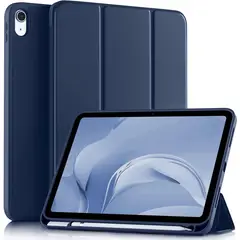 GENERICO - Funda Case Para iPad 11 (A16) 2025 11va Gen Con Porta Pencil - AZUL