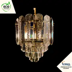 GENERICO - Lámpara Colgante Torta Silver