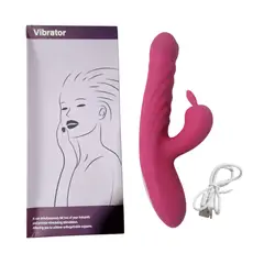 GENERICO - Potente vibrador de 2 motores de 22cm x 3cm