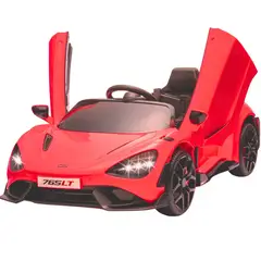 MCLAREN - 765LT, De 12 Voltios Rojo