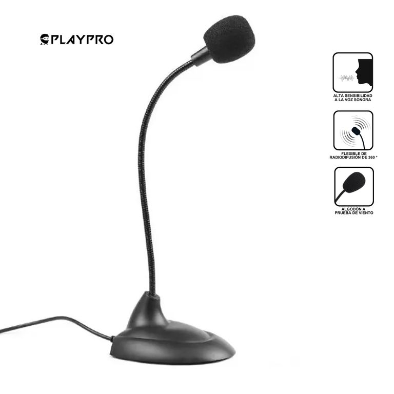 Micrófono Profesional con Cable P800 Calidad Estudio