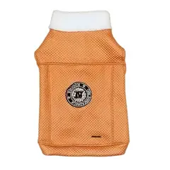 GENERICO - Chaleco MOTERO con Acolchado Para Mascotas TALLA 3 Mostaza