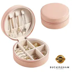 GENERICO - Maletín organizador joyero viaje Rosado MDA290042 Redondo