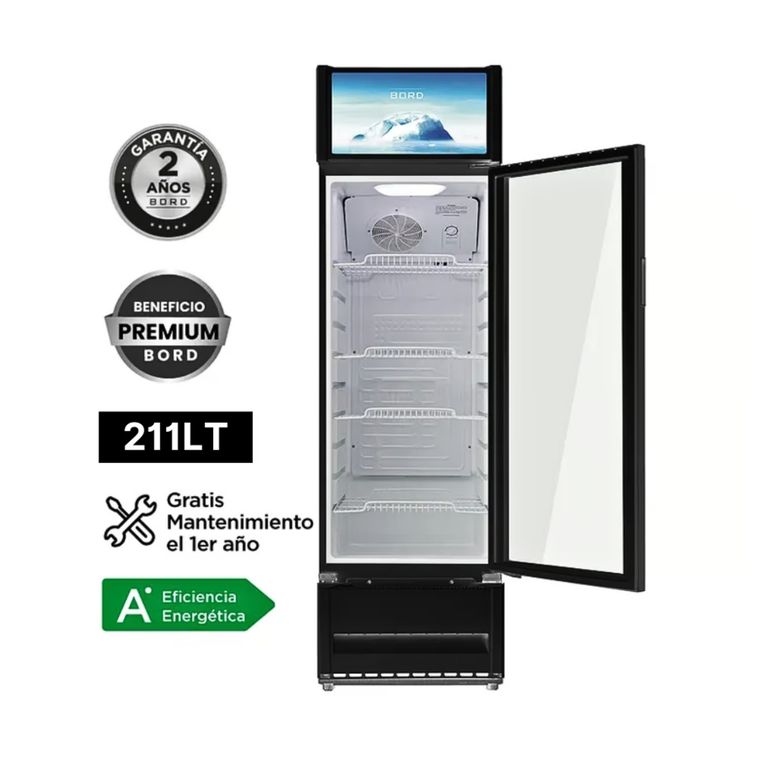 VISICOOLER VITRINA EXHIBIDORA EX211-M VERTICAL 211 LITROS