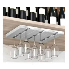 GENERICO - Soporte para copas de vino de calidad blanco