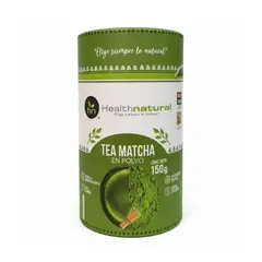 HEALTH NATURAL - Té Verde Matcha en Polvo x 150 g -