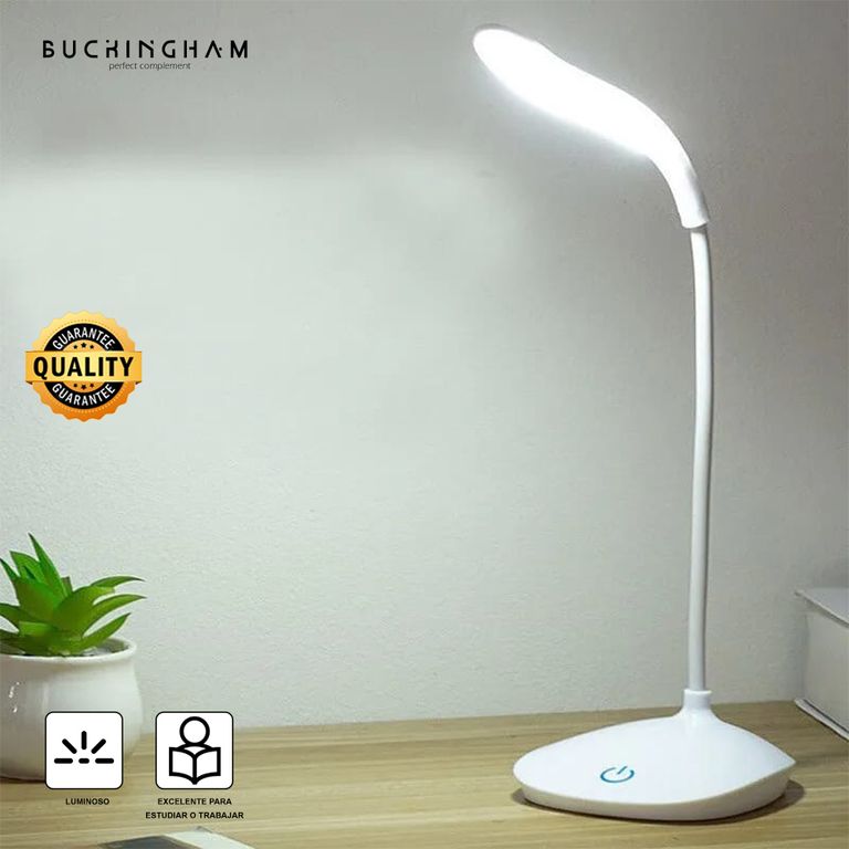 Lámpara de escritorio USB LED flexible DYH390005 Blanco