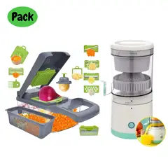 OEM - Pack Cocina Picador Multifuncional + Exprimidor de Naranja