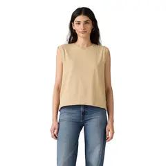 LEVIS - Polo Mujer Boxy Tank Beige