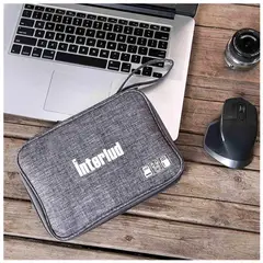 INTERLUD - Maletín Portátil Organizador de Cables Negro FYI260015