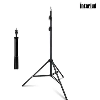 INTERLUD - Trípode Parante 2.10 Metros Regulable Para Cámaras Foto Video Tiktok