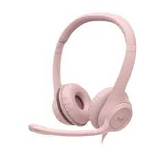 LOGITECH - Audífono Con Micrófono H390 Usb Rose Rosado