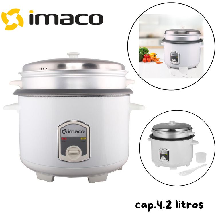 Olla Arrocera 4.2 litros Blanca RC42
