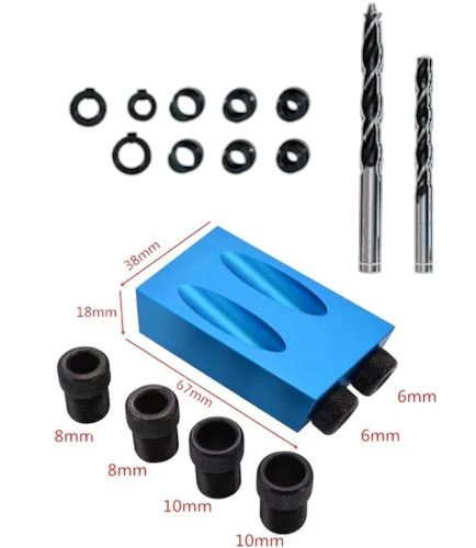 Agujeros Inclinados 15 grados / Tornillos Ocultos 14 Piezas