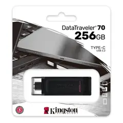 KINGSTON - MEMORIA USB 256 GB DATATRAVELER 70 USB TIPO C