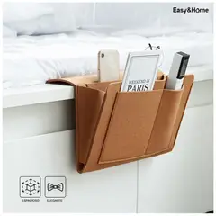 EASY&HOME - Organizador para Sofá Cama con Múltiples Compartimientos HYC280034 Marrón