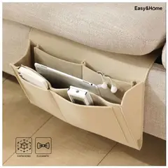 EASY&HOME - Organizador para Sofá Cama con Múltiples Compartimientos HYC280033 Beige