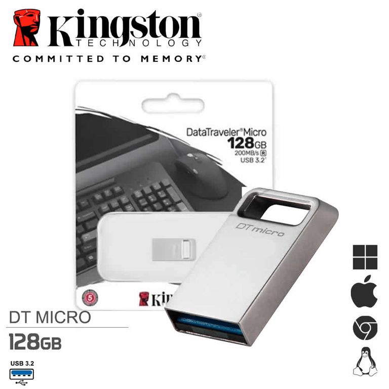 Memoria USB 128GB Dt Micro Ultra Slim