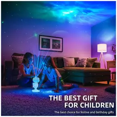 GENERICO - Proyector Astronauta de Galaxias con Efecto Nebulosa Luz Decorativa Moderna LED