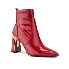 VIA UNO - Botin Kx973-1201 Red - Mujer
