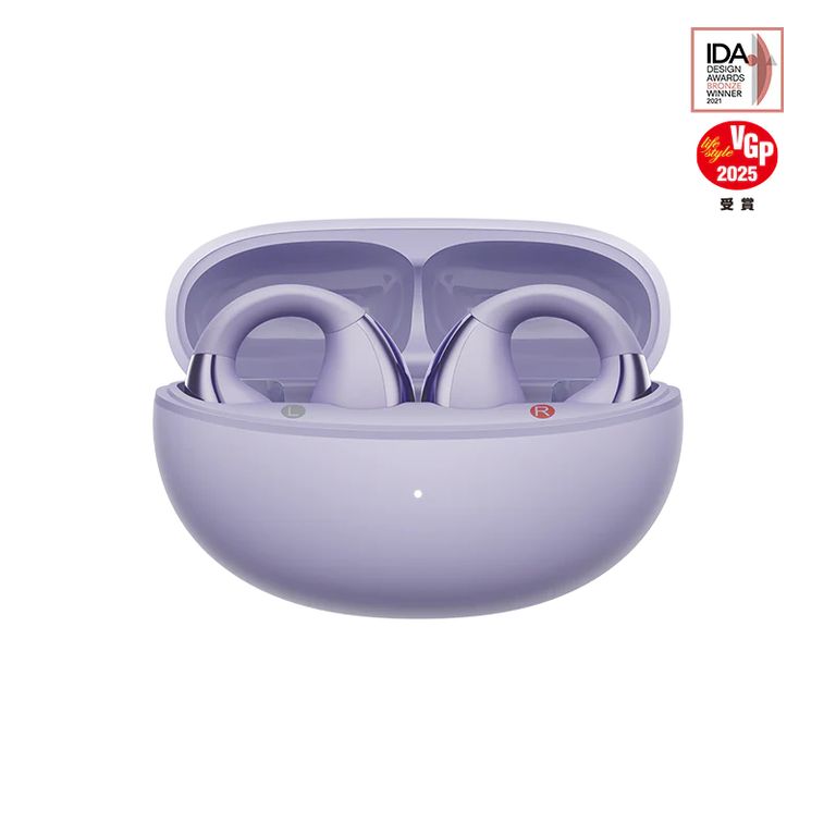 - Audífonos Deportivos Crossky C30 Oreja Abierta BT54 IPX4 cClip - Púrpura