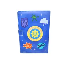 GENERICO - AGENDA IMANTADA KAWAII AZUL EMOCIONES