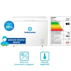 INDURAMA - Congeladora 297 L CI-320B Blanco