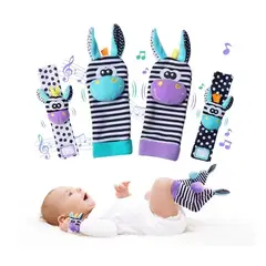 GENERICO - Pack de sonajeros para muñeca y pies de bebés