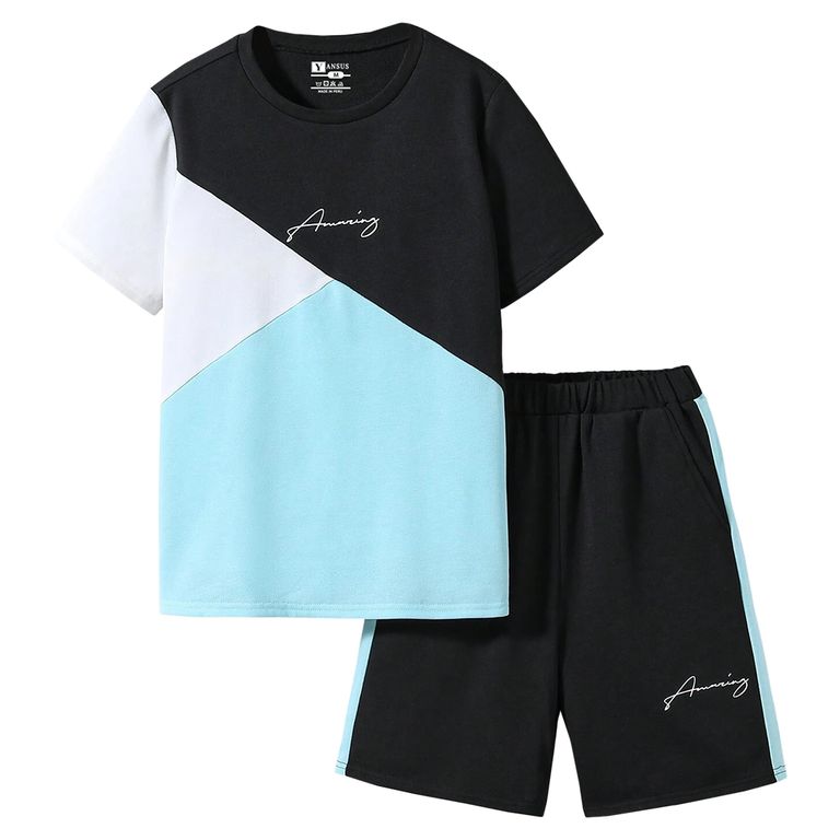 Conjunto Polo Tricolor Con Short
