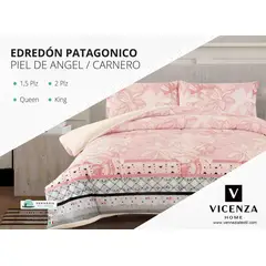 VENEZIA - Set de Edredón 1.5 Pz Patagonico Piel de Angel C/ Carnero