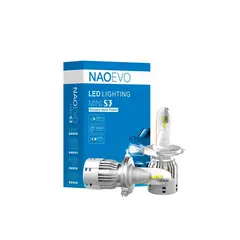 NAOEVO - Focos LED Serie S3 Base H7 9000LM