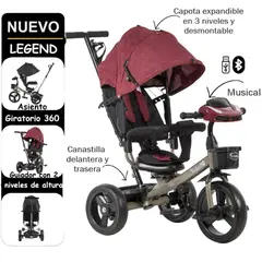 EBABY - Triciclo con USB Legend EB362 RJ