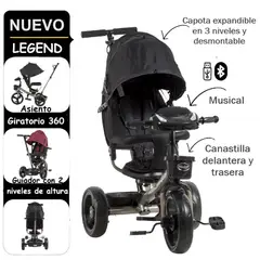 EBABY - Triciclo con USB Legend EB362 NG