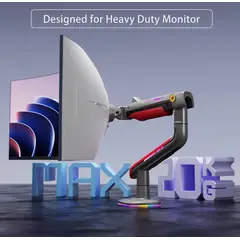 NB NORTH BAYOU - Rack Con Luces RGB Para Monitor Gamer 32 A 60 Nb L50