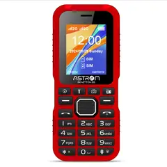 ASTROM - Celular 2G Dual Sim Pantalla 1. 77 " BENETTON AST1701H Rojo