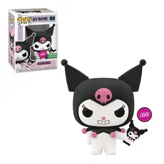 FUNKO - POP KUROMI CHASE FLOCKED SANRIO 88 BRADS TOYS