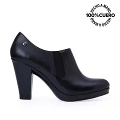VIALE - Tobillera Jodhpur Casual DAYA-2510 Negro Cuero