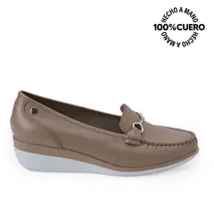 VIALE - Zapato Mocasín Casual DENI-2516 Nomac Cuero