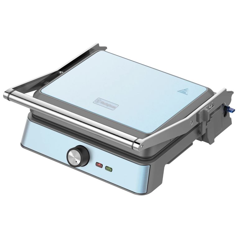 Grill plancha eléctrico 2200W Retro WH celeste