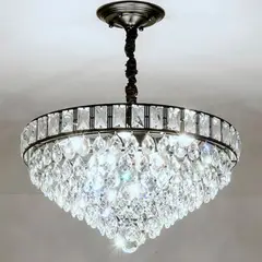 GENERICO - Lámpara Colgante Cristal Cromado